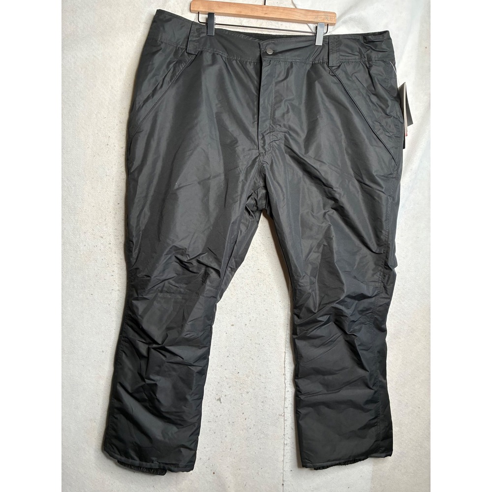 NWT Sportcaster Mens 3XL Black Insulated Snow Pants Ski Snowboard Active Winter
